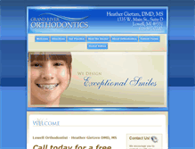 Tablet Screenshot of grorthodontics.com